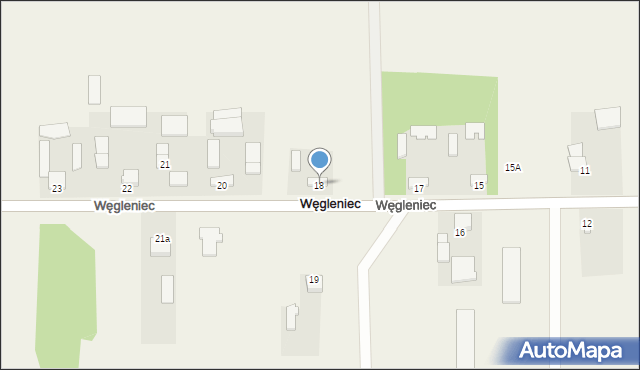 Węgleniec, Węgleniec, 18, mapa Węgleniec