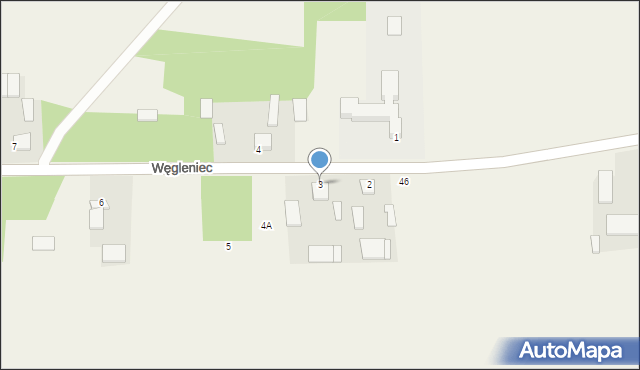 Węgleniec, Węgleniec, 3, mapa Węgleniec