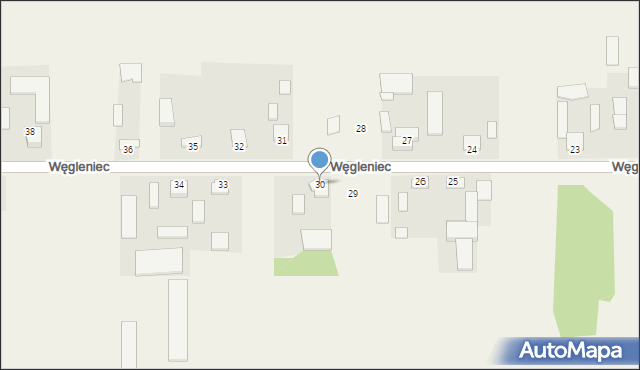 Węgleniec, Węgleniec, 30, mapa Węgleniec