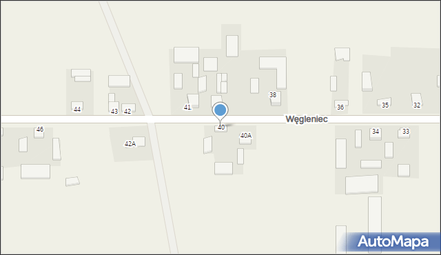 Węgleniec, Węgleniec, 40, mapa Węgleniec