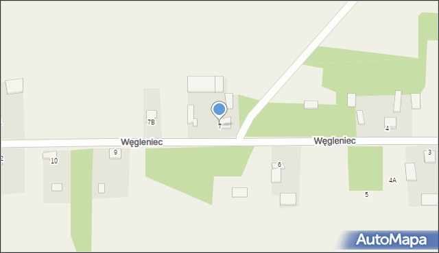 Węgleniec, Węgleniec, 7, mapa Węgleniec