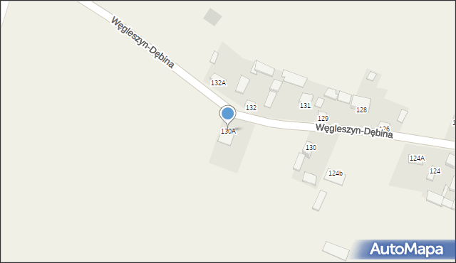 Węgleszyn, Węgleszyn, 130A, mapa Węgleszyn