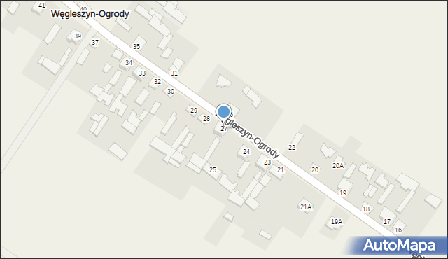 Węgleszyn-Ogrody, Węgleszyn-Ogrody, 27, mapa Węgleszyn-Ogrody