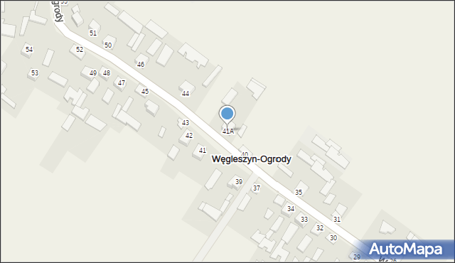 Węgleszyn-Ogrody, Węgleszyn-Ogrody, 41A, mapa Węgleszyn-Ogrody