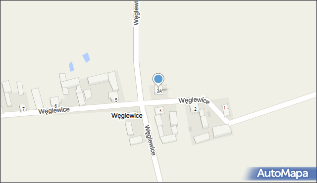 Węglewice, Węglewice, 3A, mapa Węglewice