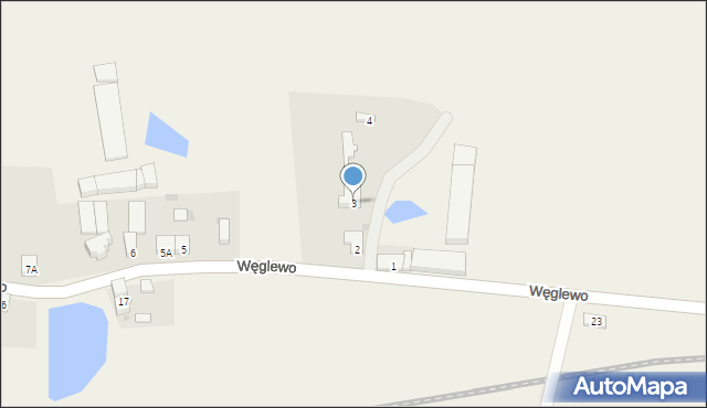 Węglewo, Węglewo, 3, mapa Węglewo