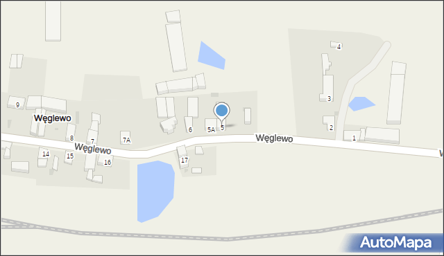 Węglewo, Węglewo, 5, mapa Węglewo