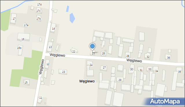 Węglewo, Węglewo, 23, mapa Węglewo