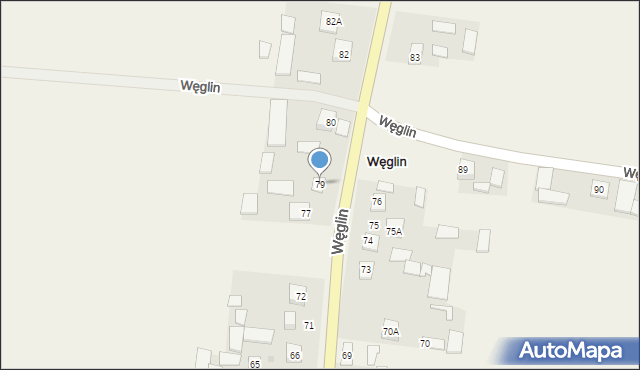 Węglin, Węglin, 79, mapa Węglin