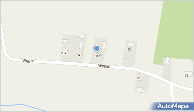 Węglin, Węglin, 95, mapa Węglin