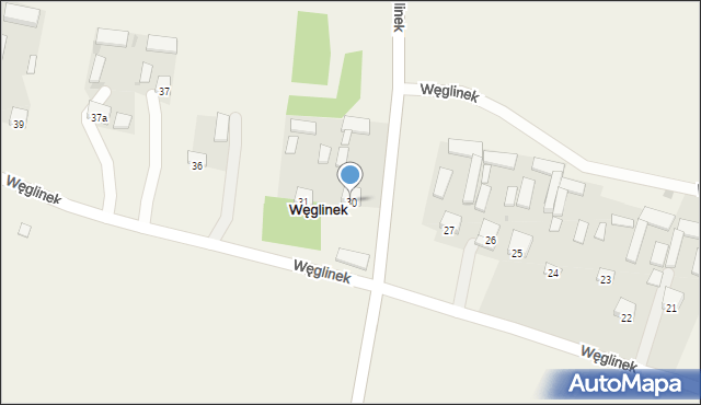 Węglinek, Węglinek, 30, mapa Węglinek