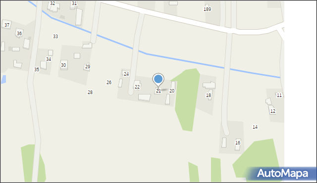 Węgliska, Węgliska, 21, mapa Węgliska