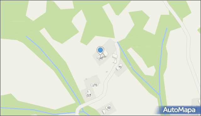 Węglówka, Węglówka, 140, mapa Węglówka