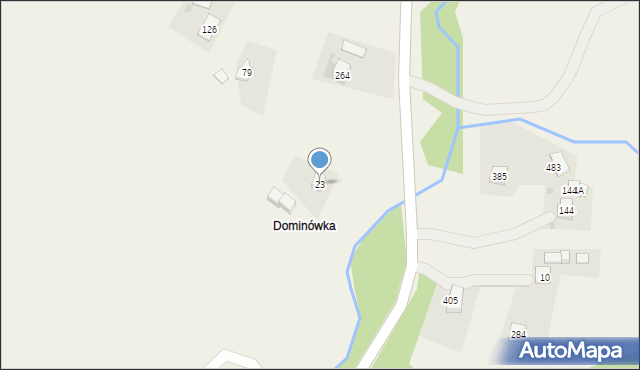 Węglówka, Węglówka, 23, mapa Węglówka