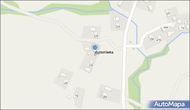 Węglówka, Węglówka, 33, mapa Węglówka