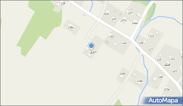 Węglówka, Węglówka, 143, mapa Węglówka