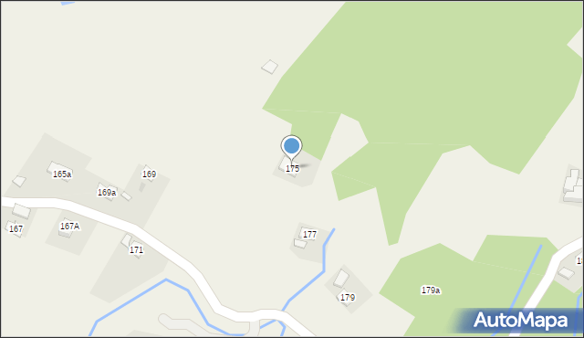 Węglówka, Węglówka, 175, mapa Węglówka