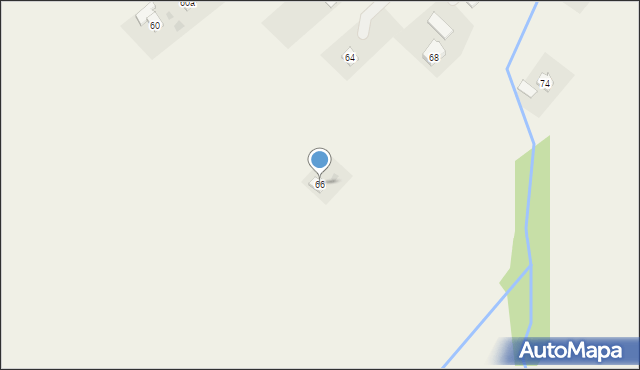 Węglówka, Węglówka, 66, mapa Węglówka