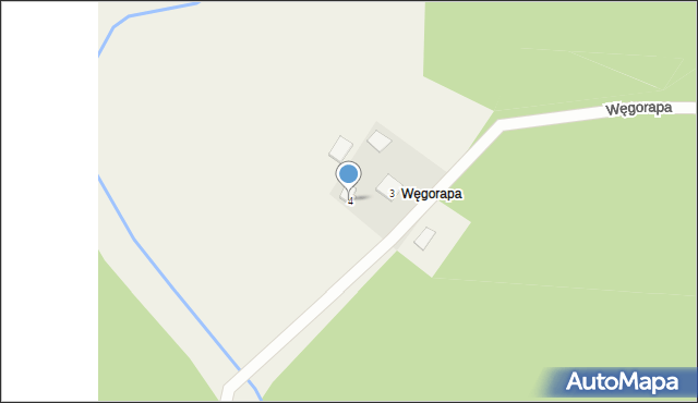 Węgorapa, Węgorapa, 4, mapa Węgorapa