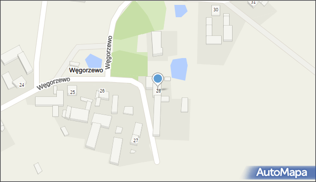 Węgorzewo, Węgorzewo, 28, mapa Węgorzewo