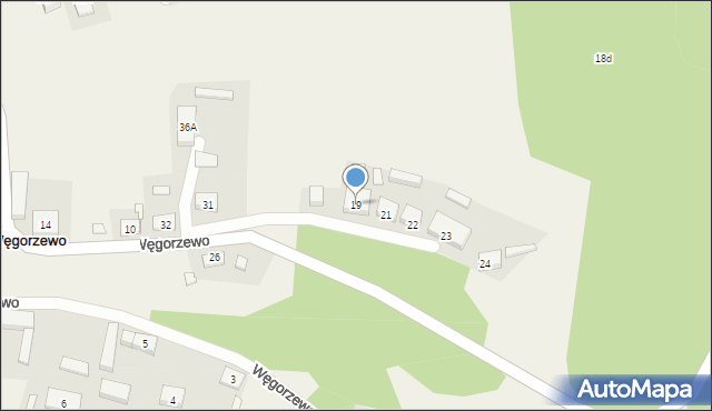 Węgorzewo, Węgorzewo, 19, mapa Węgorzewo