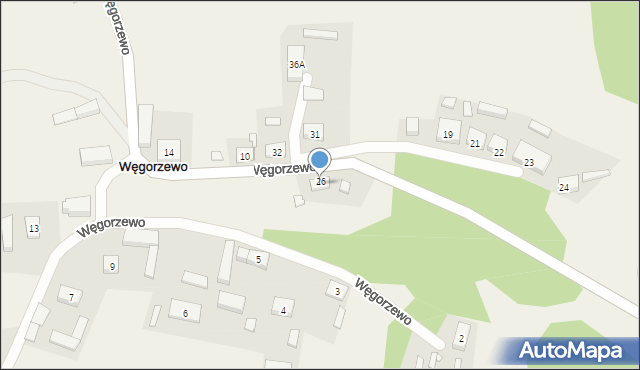 Węgorzewo, Węgorzewo, 33, mapa Węgorzewo