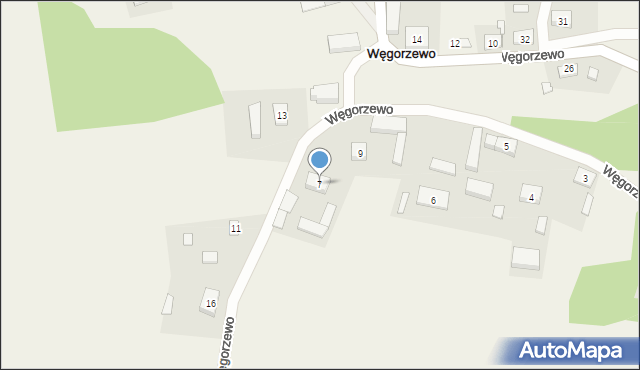 Węgorzewo, Węgorzewo, 7, mapa Węgorzewo