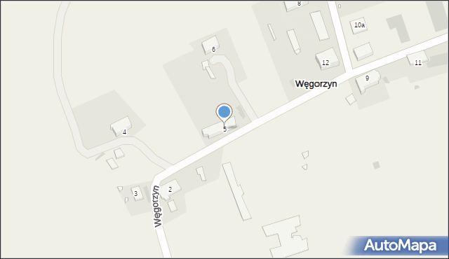 Węgorzyn, Węgorzyn, 5, mapa Węgorzyn