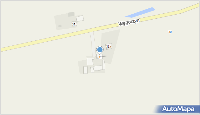 Węgorzyn, Węgorzyn, 31, mapa Węgorzyn