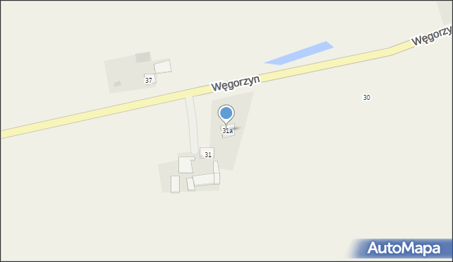 Węgorzyn, Węgorzyn, 31a, mapa Węgorzyn