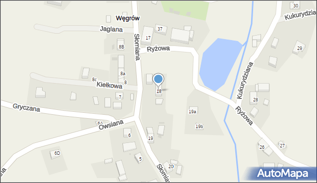 Węgrów, Węgrów, 18, mapa Węgrów