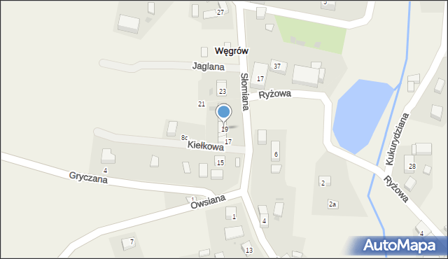 Węgrów, Węgrów, 8a, mapa Węgrów