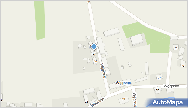 Węgrzce, Węgrzce, 17, mapa Węgrzce