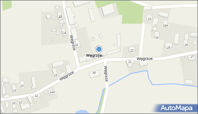 Węgrzce, Węgrzce, 20, mapa Węgrzce