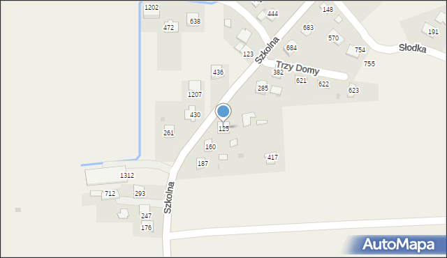 Węgrzce Wielkie, Węgrzce Wielkie, 125, mapa Węgrzce Wielkie