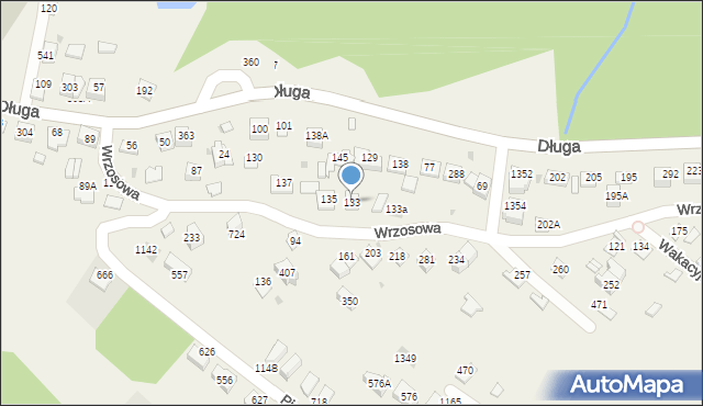 Węgrzce Wielkie, Węgrzce Wielkie, 133, mapa Węgrzce Wielkie