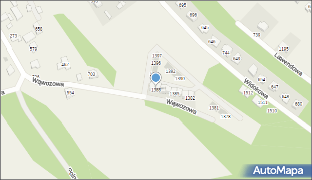 Węgrzce Wielkie, Węgrzce Wielkie, 1388, mapa Węgrzce Wielkie