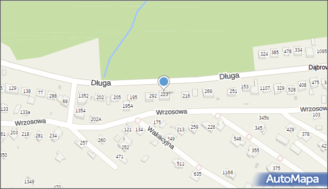 Węgrzce Wielkie, Węgrzce Wielkie, 223, mapa Węgrzce Wielkie