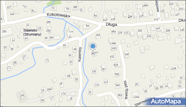 Węgrzce Wielkie, Węgrzce Wielkie, 342, mapa Węgrzce Wielkie