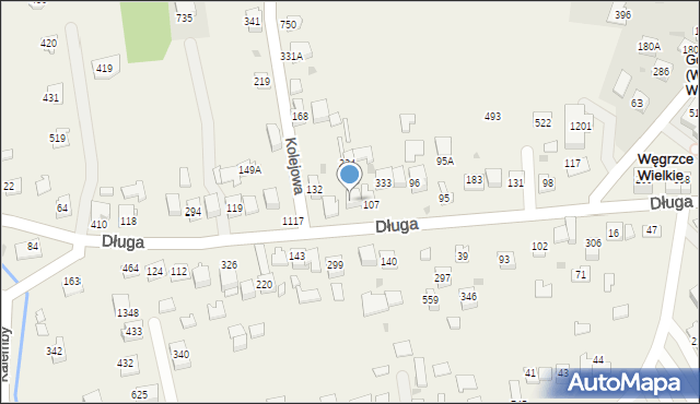 Węgrzce Wielkie, Węgrzce Wielkie, 357, mapa Węgrzce Wielkie