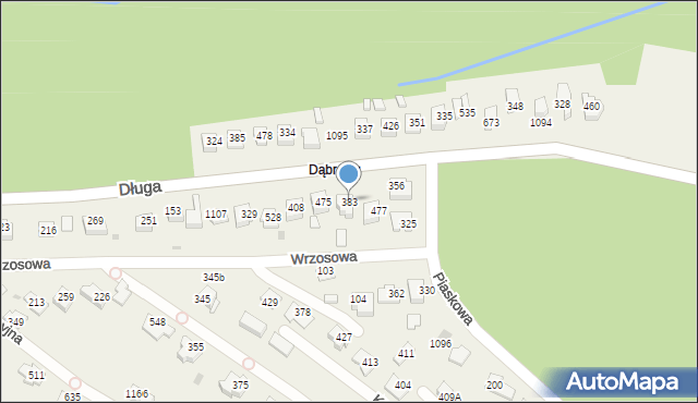 Węgrzce Wielkie, Węgrzce Wielkie, 383, mapa Węgrzce Wielkie