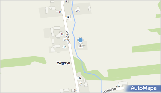 Węgrzyn, Węgrzyn, 18a, mapa Węgrzyn