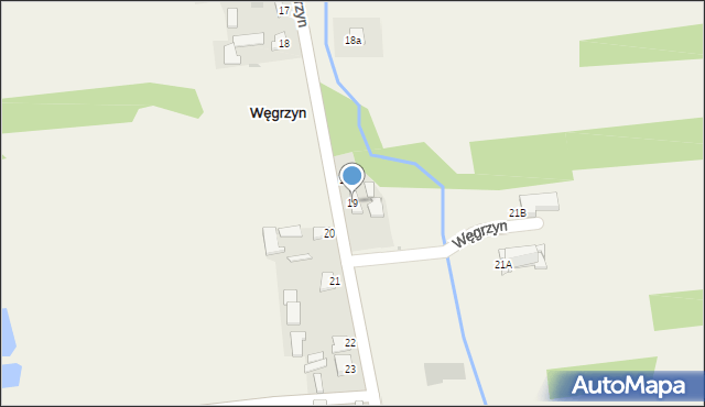 Węgrzyn, Węgrzyn, 19, mapa Węgrzyn