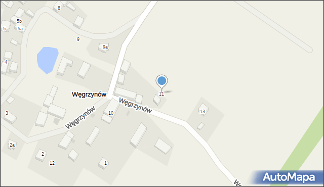 Węgrzynów, Węgrzynów, 11, mapa Węgrzynów