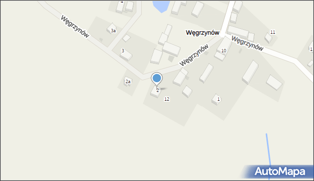 Węgrzynów, Węgrzynów, 2, mapa Węgrzynów