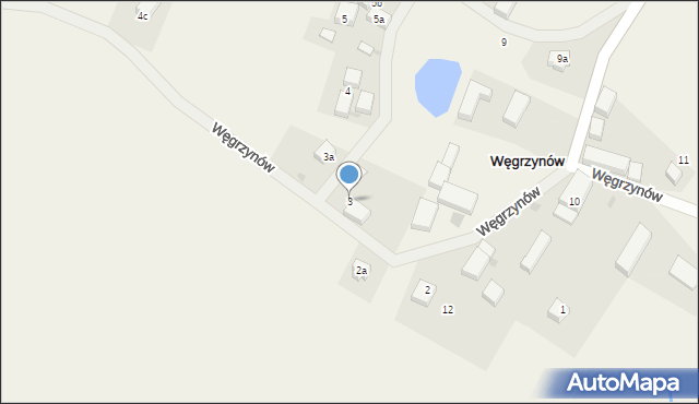 Węgrzynów, Węgrzynów, 3, mapa Węgrzynów