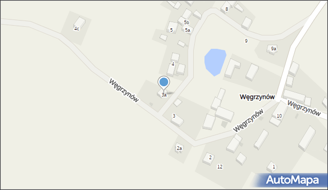 Węgrzynów, Węgrzynów, 3a, mapa Węgrzynów