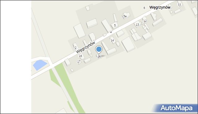 Węgrzynów, Węgrzynów, 15, mapa Węgrzynów