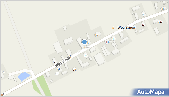 Węgrzynów, Węgrzynów, 4, mapa Węgrzynów