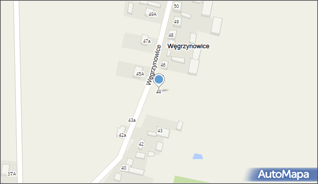 Węgrzynowice, Węgrzynowice, 44, mapa Węgrzynowice